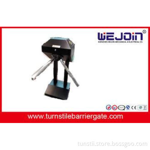 Subway Station Electric Double Turnstile Mechanism , Vertic